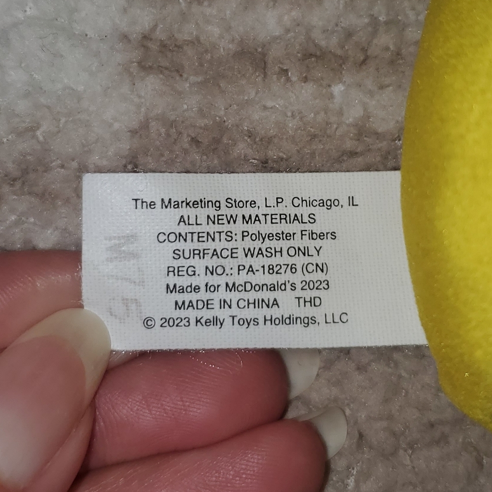 5 for $20 | Squishmallows x McDonald's Sunny the Bee 2023 Mini Plush - Picture 4 of 9